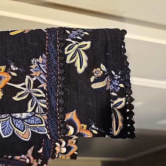 Loft Multi color exquisitely detailed jacket/blazer. Flowers and bird print. - Picture 7 of 7